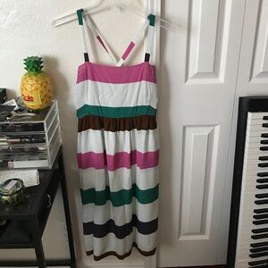 Anthropologie Multicolor Striped Dress